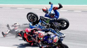 Alex Rins Retak Pergelangan Tangan Usai Kecelakaan Horor MotoGP Catalunya 2022