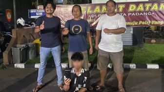 Viral di Medsos, Dua Pemuda Pemalak Pengunjung Pantai Padang Diciduk