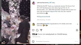 Sabrina Chairunnisa dan Deddy Corbuzier Resmi Menikah, Warganet: Selamat Om