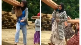 Viral Emak-emak Berdaster Jadi Kuli Panggul Kayu, Khofifah Beri Pesan Menohok