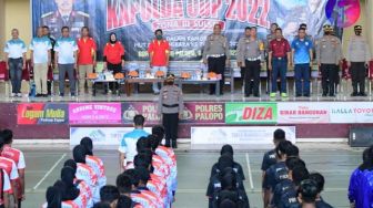 Kadispora Palopo Buka Turnamen Bola Volly Kapolda Cup, HUT Bhayangkara ke-7
