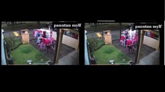 Terekam CCTV, Tetangga Lakukan Hal ini pada Jemuran saat Penghuni Rumah Pergi, Buat Syok dan Terharu