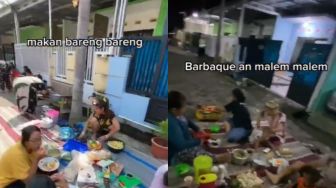 Seru Banget! Begini Kegiatan Berkumpul Tetangga Ibu-ibu Rukun dari Pagi hingga Malam, Sukses Bikin Publik Iri