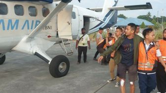 Pilot SAM Air Langsung Dievakuasi ke Jayapura Usai Diserang OPM di Nduga Papua