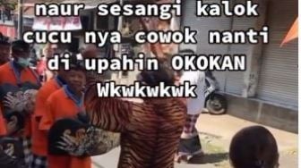 Senang Cucunya Lahir Laki-laki, Nenek di Bali Ini Naur Sesangi Dengan Hadirkan Okokan