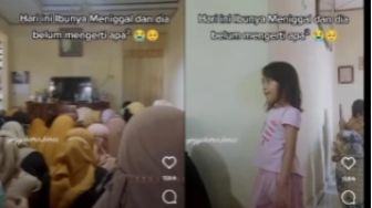 Tak Tahu Ibunya Meninggal Dunia, Raut Wajah Sang Anak Jadi Sorotan Warganet