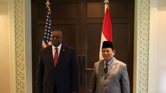 Prabowo Bertemu Menhan Amerika Serikat di Singapura dalam Panel Diskusi Mengelola Persaingan Geopolitik