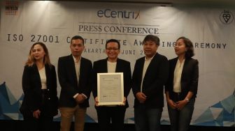 eCentrix Raih ISO 27001 Demi Terus Dukung Keamanan Data Perusahaan