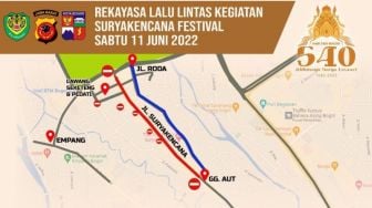 Catat! Rekayasa Lalu Lintas saat Festival Surken di Kota Bogor