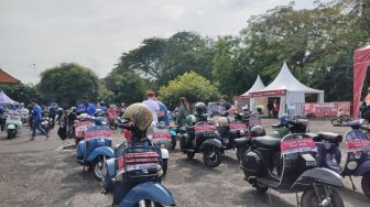 Para Pecinta Vespa Dunia Berkumpul di Bali