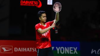 Indonesia Open 2022: Anthony Ginting Ungkap Obrolan Kocak dengan Vittinghus di Depan Net