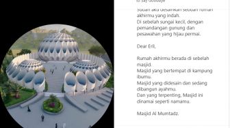 Haru, Ridwan Kamil Siapkan Makam Khusus untuk Eril, Didesain Sebelah Masjid Diberi Nama Mumtadz: Artinya Yang Terbaik