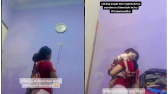 Rela Tidur Sambil Berdiri untuk Tenangkan Anak yang Sakit, Ibu-ibu Muda Ini Banjir Doa