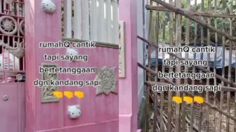 Pemilik Rumah Ini Curhat Tetanggan Sama Kandang Sapi, Warganet: Gapapa Mba Daripada Sama Orang Gibah