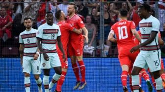 Hasil UEFA Nations League: Gol Tunggal Haris Seferovic Bawa Swiss Tekuk Portugal