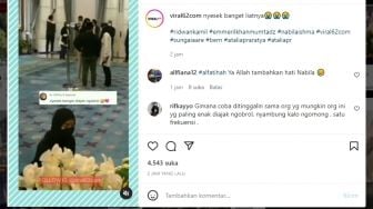 Kenakan Busana Serba Hitam, Nabila Ishma Berbincang dengan Peti Jenazah Eril