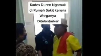 Duga Warganya Ditelantarkan, Kepala Desa di Karawang Mengamuk kepada Pegawai Rumah Sakit, Publik: Panutan