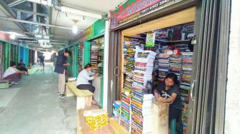 Was-was Pedagang Buku Jelang Rencana Revitalisasi Lapangan Merdeka Medan