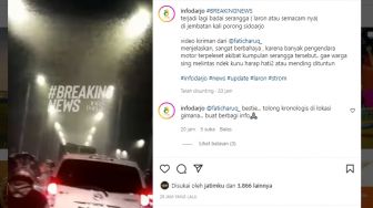 Viral Video Badai Serangga Laron di Porong Sidoarjo, Warganet: Shino Aburame Mengamuk...!