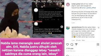 Warganet Pantau Tindak Tanduk Pacar Eril, Berikut Fakta-Fakta Nabila Ishma