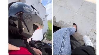 Heboh Larangan Pemakaian Sandal Jepit saat Berkendara Motor, Wanita Ini Malah Bagikan Efek Samping Jika Pakai Flat Shoes