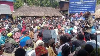 Ratusan Warga Gelar Doa Bersama di Kantor ULMWP Wamena Papua, Dukung Benny Wenda