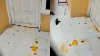 Utang Tak Kunjung Dibayar, Perempuan Ini Lempar Rumah Pengutang Pakai Telur, Ancam Akan Bawa Kotoran