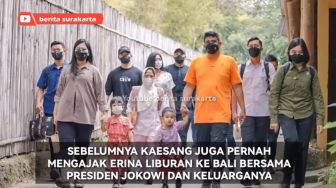 Diisukan Dekat dengan Kaesang, Erina Gudono Ternyata Pernah Liburan ke Bali Bareng Keluarga Presiden Jokowi