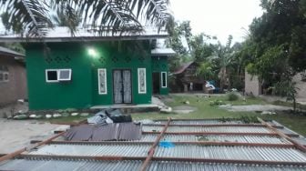 Angin Puting Beliung Terjang Sergai, 10 Rumah Rusak, 2 Warga Terluka