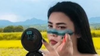 Viral Skill Make Up Perempuan Ini Bikin Takjub, Bisa Kamuflase Tempat!