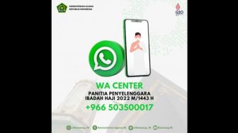 Kemenag Merilis WA Center Haji 2022, Beroperasi 24 Jam untuk Memudahkan Layanan Jemaah