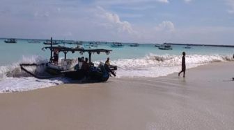 Nelayan di Pantai Kelan Pilih Tidak Melaut Selagi Cuaca Tidak Menentu