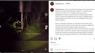 Merinding! YouTuber Ini Jogging di Hutan Terlarang Kalimantan, Sosok Kuntilanak Merah Lambaikan Tangan ke Arahnya
