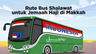 INFOGRAFIS: Rute Bus Shalawat untuk Jemaah Haji di Makkah