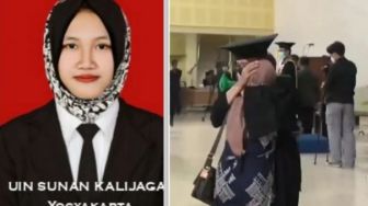 Momen Haru, Seorang Ibu Gantikan Putrinya yang Meninggal Dunia untuk Wisuda