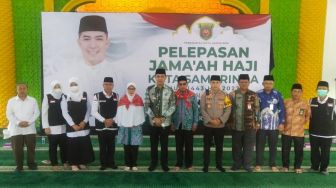 Lepas Jemaah Haji, Wali Kota Andi Harun Titip Doa untuk Samarinda