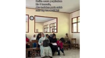 Di Saat Teman Lain Acara Perpisahan Ditemani Ibu, Siswa Ini Didampingi Ayah