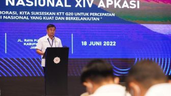 Sebagai Kolaborasi Pemerintah Pusat dan Daerah, Rakernas APKASI XIV di Bogor Dibuka
