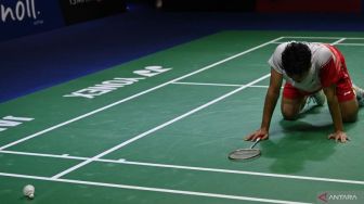 Deretan Selebrasi Unik Pebulutangkis Usai Sabet Gelar Juara, Terkini Anthony Ginting Banting Raket