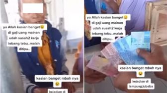 Geger Kakek di Lampung Digaji Pakai Uang Mainan, Mandor Minta Maaf Akui Lalai Bayar Upah Pakai Mainan Anak