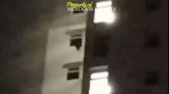 Horor! Video Viral Diduga Hantu Kuyang Terbang di Atas Apartemen Bikin Geger Warga Penjaringan