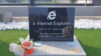 Warga Bikin Makam Internet Explorer di Korea Selatan, Begini Penampakannya
