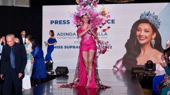 Penampakan Kostum yang Dipakai Perwakilan Indonesia di Ajang Miss Supranational 2022, Ada Bunga Rafflesia Arnoldii!