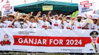 Ribuan Anak Muda di Yogyakarta Deklarasikan Ganjar Pranowo Presiden 2024