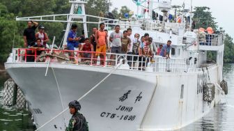TNI AL Tangkap Kapal Ikan Asing Taiwan