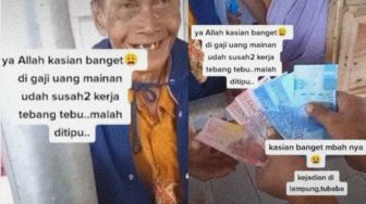 Kronologi Kakek Penebang Tebu Dibayar Uang Mainan di Lampung yang Akui Dirinya Berbohong