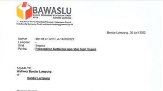 Surat Pencegahan Netralitas ASN dalam Pemilu 2024 Dikirimkan Kepada Walkot