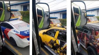 Viral Konvoi Pajero Sport Terobos Jalan Macet dengan Bantuan Patwal, Reaksi Sopir Truk Bikin Publik Terperangah, Kenapa?