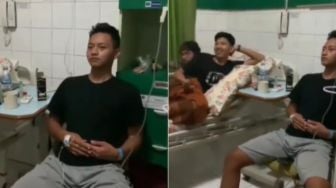 Dijenguk, Pasien RS Ini Malah Duduk di Kursi karena Kasurnya Dipakai Teman Nongkrong