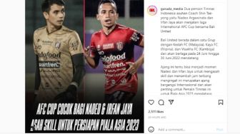 AFC CUP Segera Bergulir, Bisa Jadi Ajang Pemanasan Nadeo dan Irfan Jaya Sebelum Piala Asia